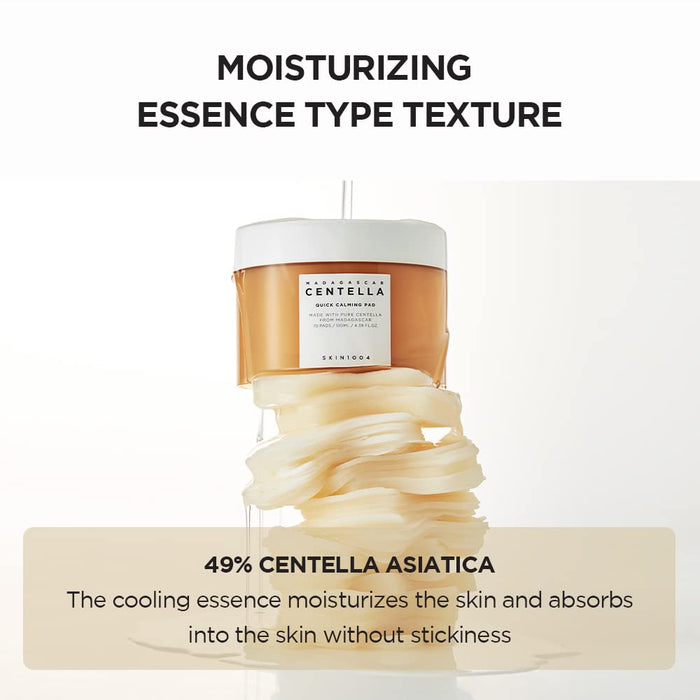 SKIN1004 Madagascar Centella Quick Calming Pad 70ea, 130 ml