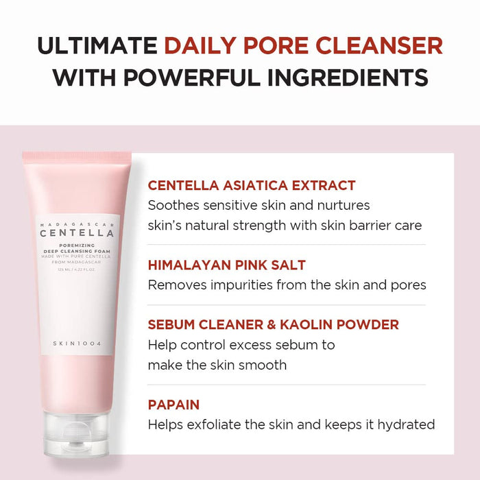 SKIN1004 Sofdesk Madagascar Centella Poremizing Deep Cleansing Foam 125ml